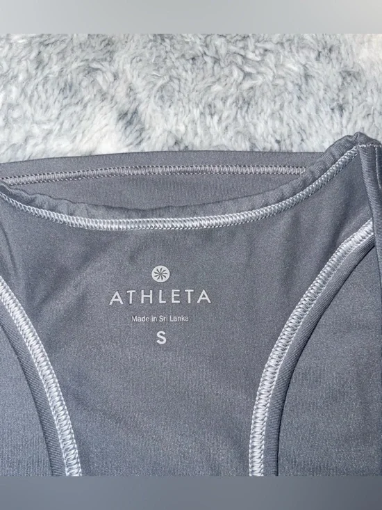 Athleta Gray Racerback Tank Top - Picture 4 of 4